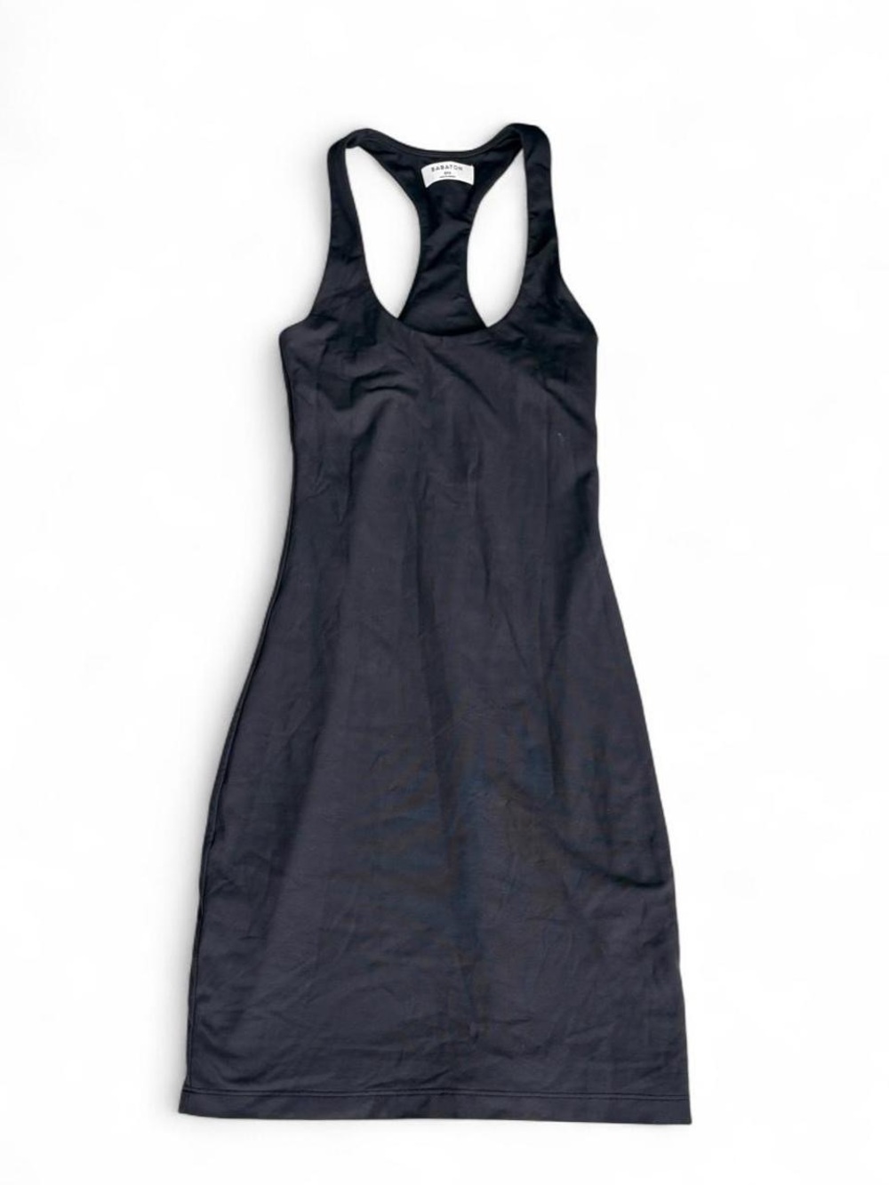 Babaton Black Racerback Mini Dress